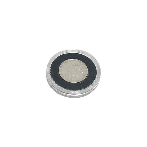5DP round clear plastic coin capsule flocked foam insert.jpg
