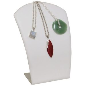 MLN01 Ice Grip leatherette tall Euro neck necklace display.jpg