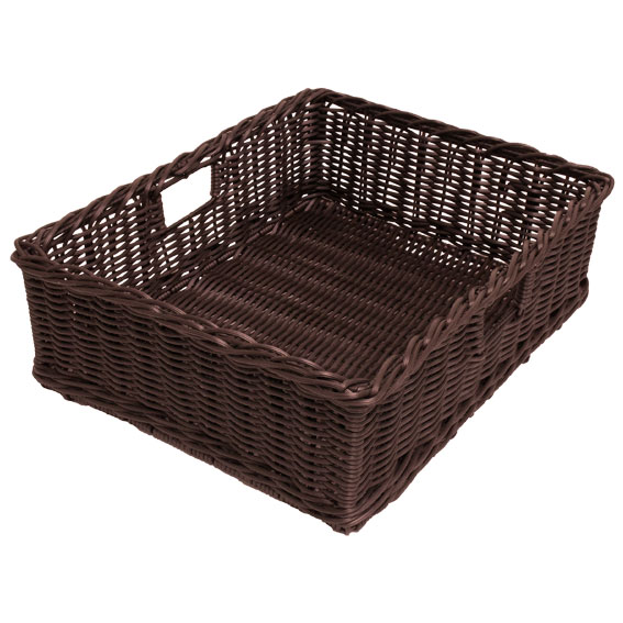 PWB54 CH large rectangular polywicker basket chocolate.jpg