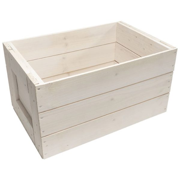 WCC53 WW large wooden closed crate white washed.jpg