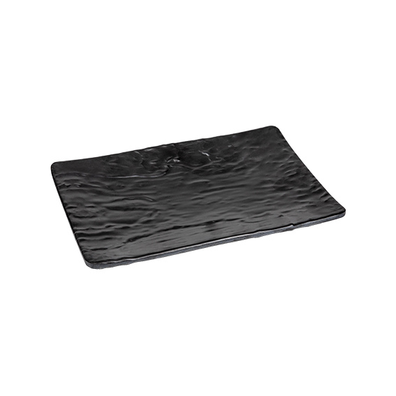 DB20132B curved melamine deli platter 200x120x20mm black.jpg