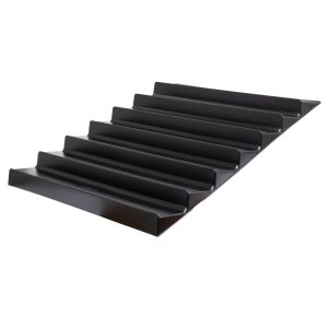 WBTS7-B - 7 x 95mm stepper tray - 595 x 790mm - black